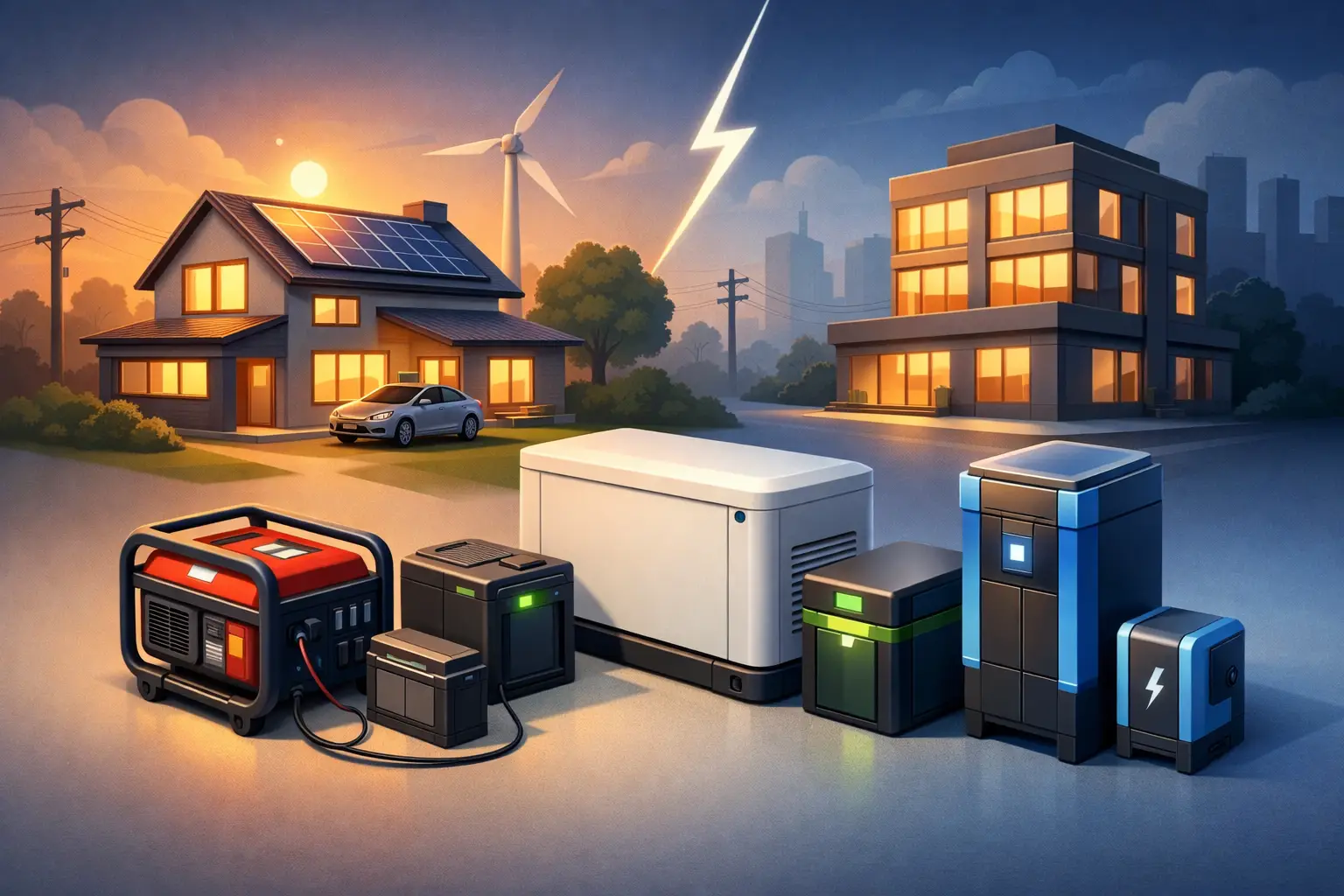 Power Cut Backup Options for Homes and Businesses