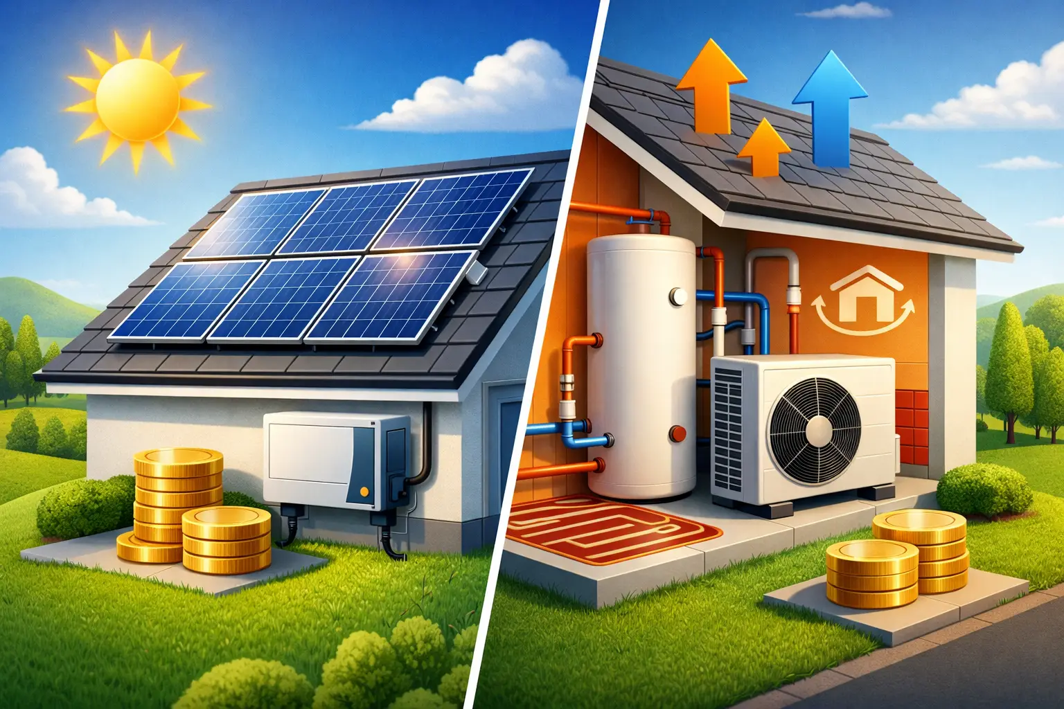 Solar Panels vs Heat Pumps: Which Saves More?