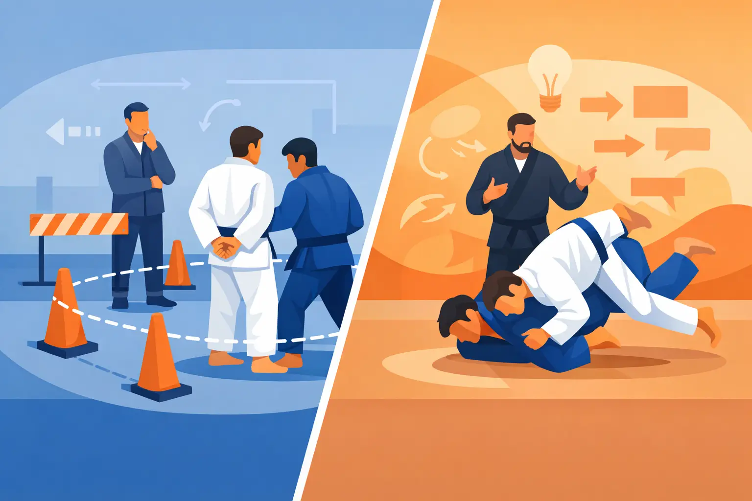 Constraints Versus Techniques in BJJ Coaching