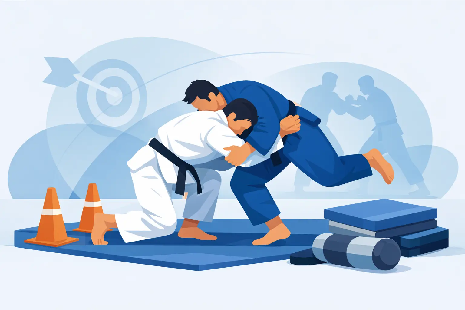 Best Constraints for Takedown Training in BJJ