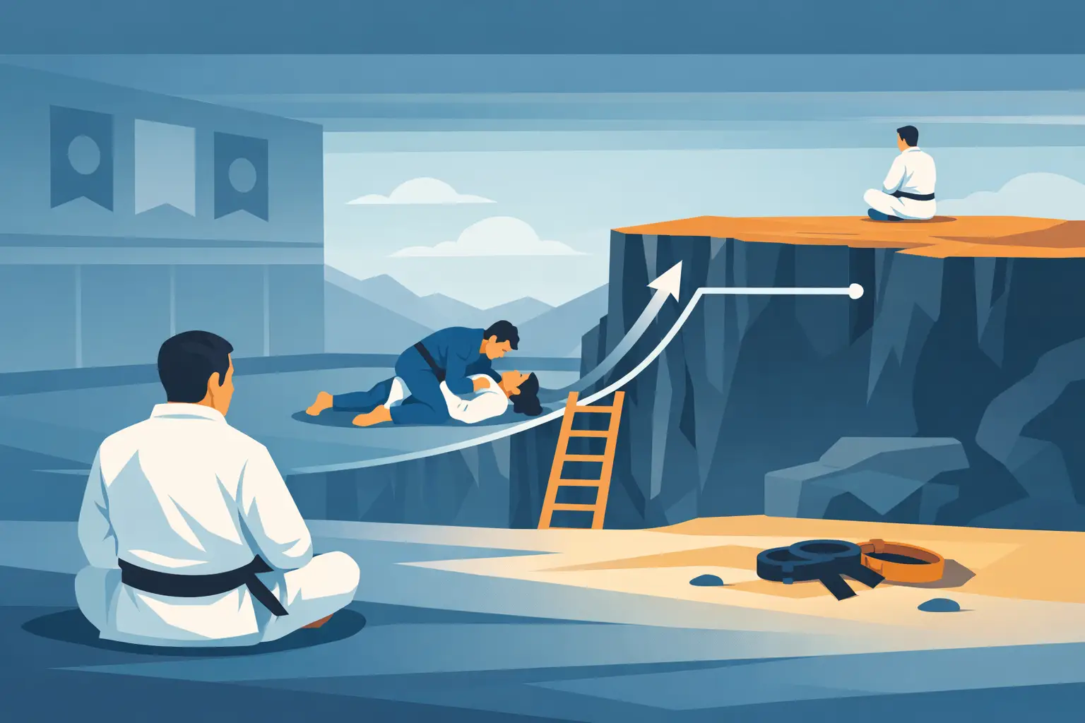 Why Do BJJ Students Plateau at the Academy?