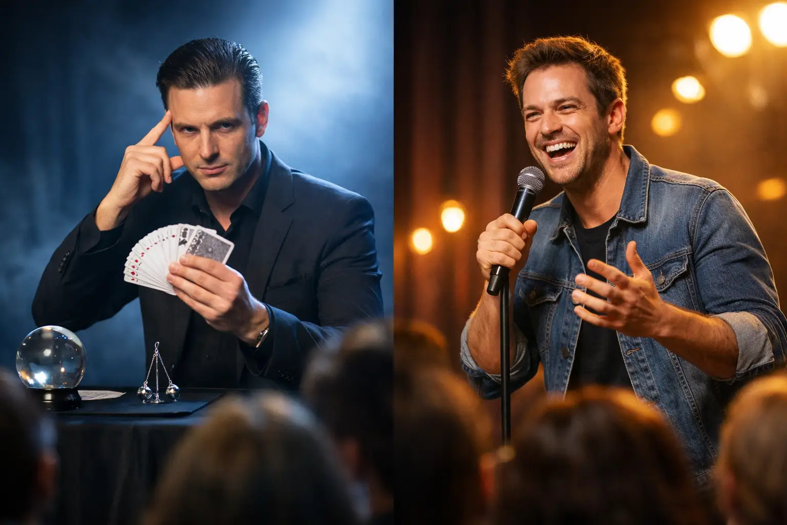 Mentalist oder Comedian beim Event wählen?