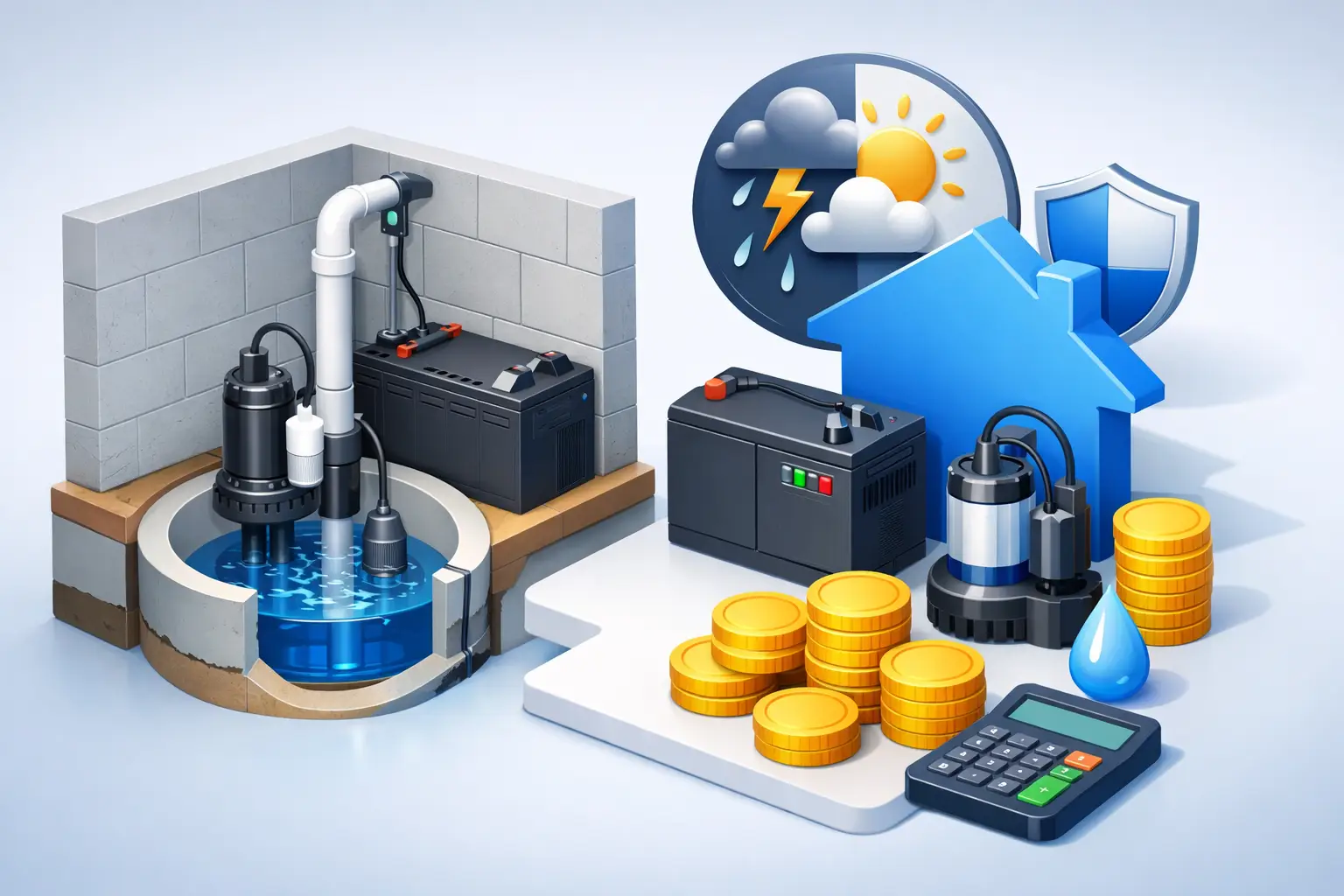 Sump Pump Backup System Cost Explained