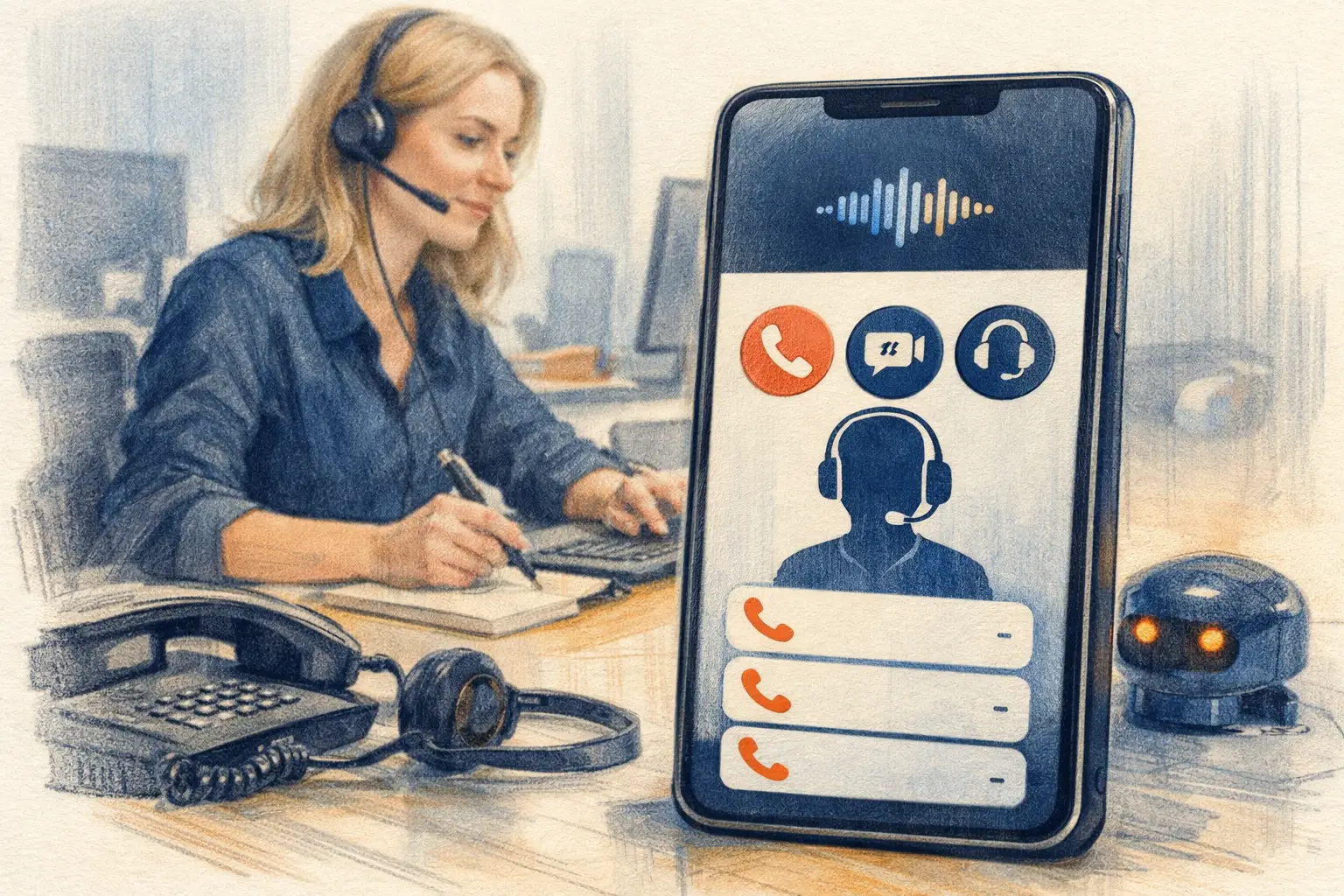Gesprächsautomatisierung Telefonie, die wirkt