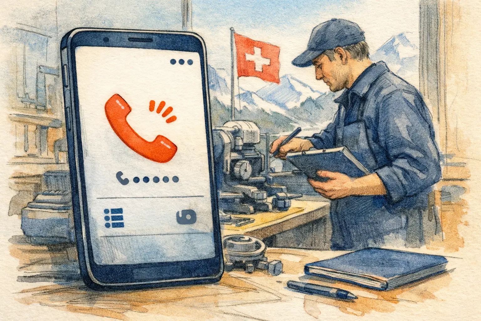 Anrufannahme für Schweizer KMU schützt Aufträge