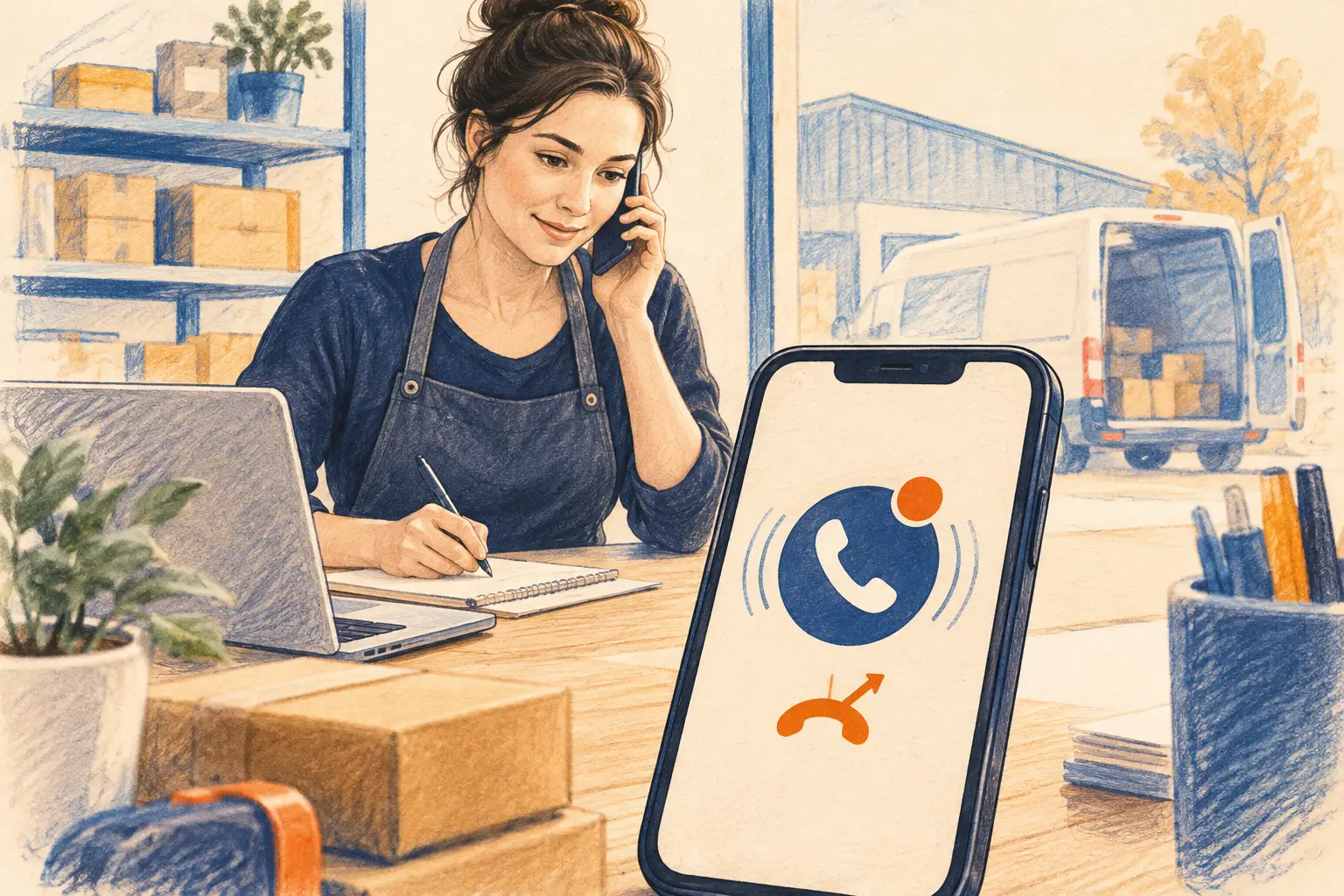 Lieferstatus telefonisch automatisch ausgeben