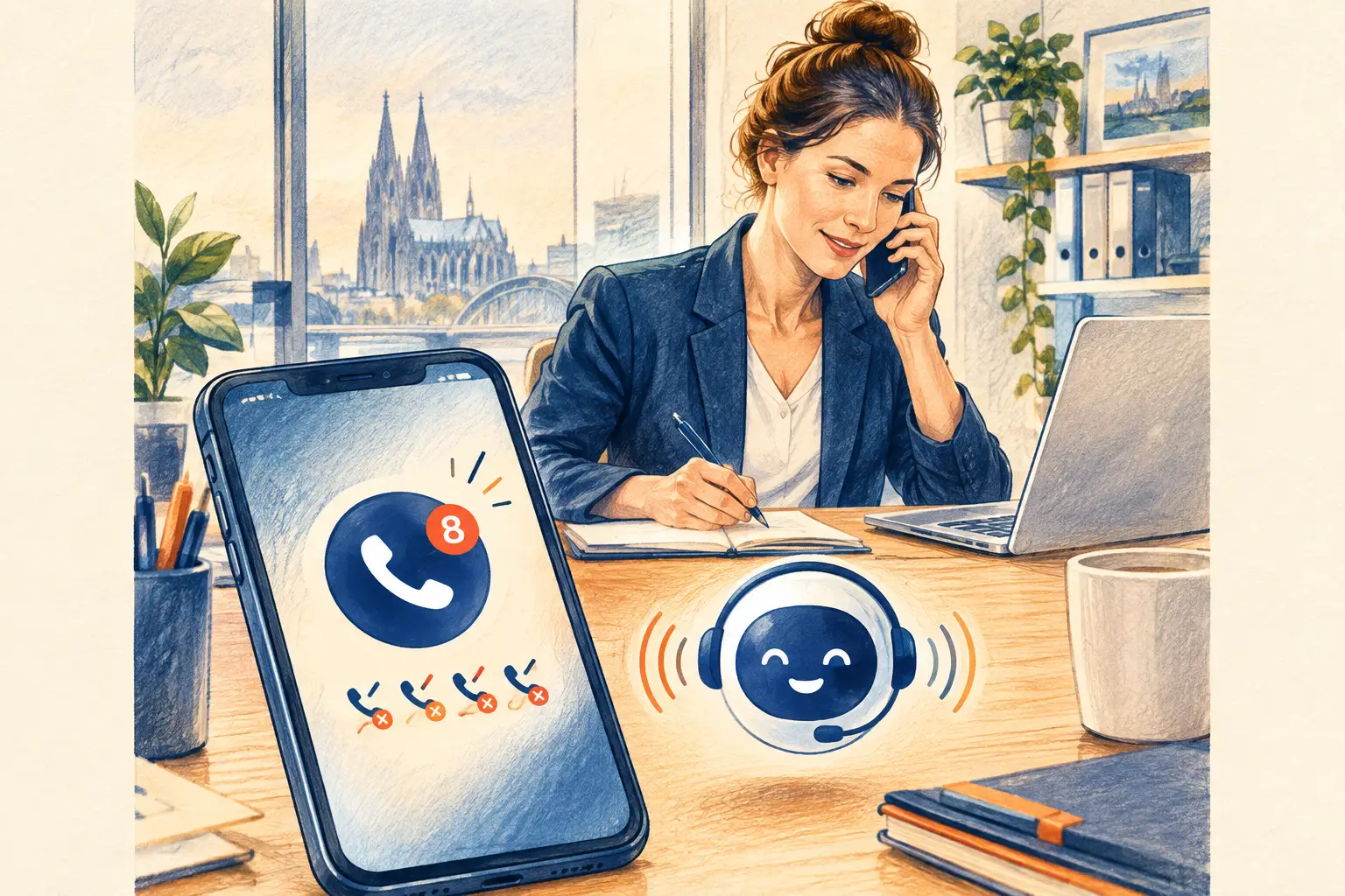 Termine per Telefon automatisieren mit AI Voice Agent
