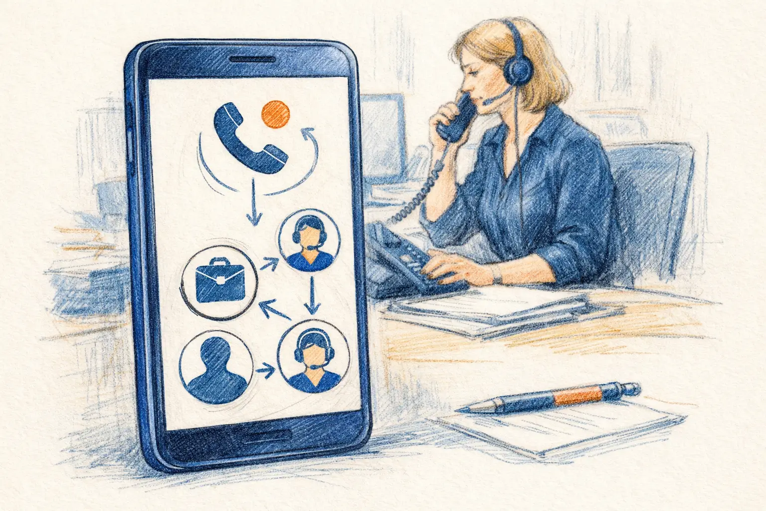 Telefonanfragen automatisch richtig weiterleiten