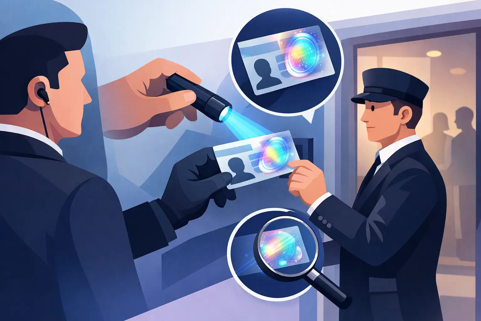How to Verify License Holograms at the Door