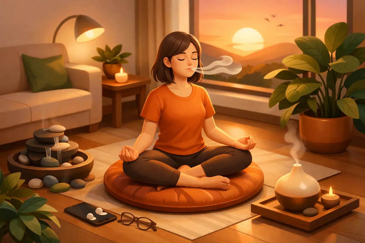 A Breathing Exercise After a Stressful Day