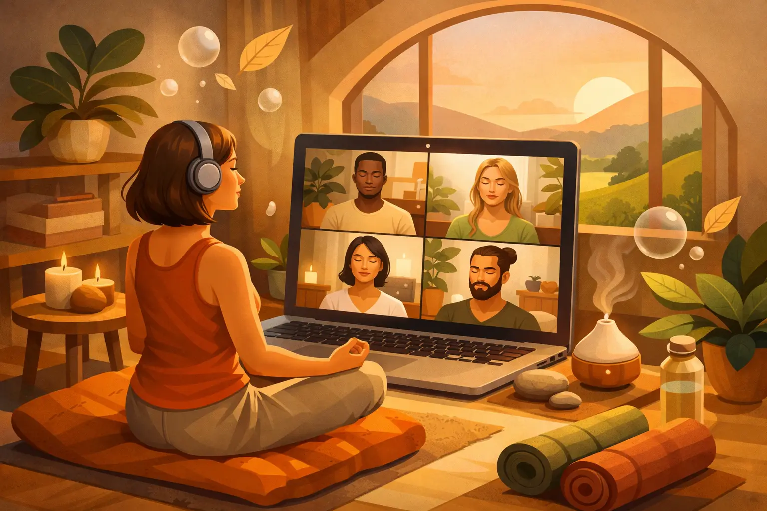 What Virtual Group Breathwork Classes Feel Like