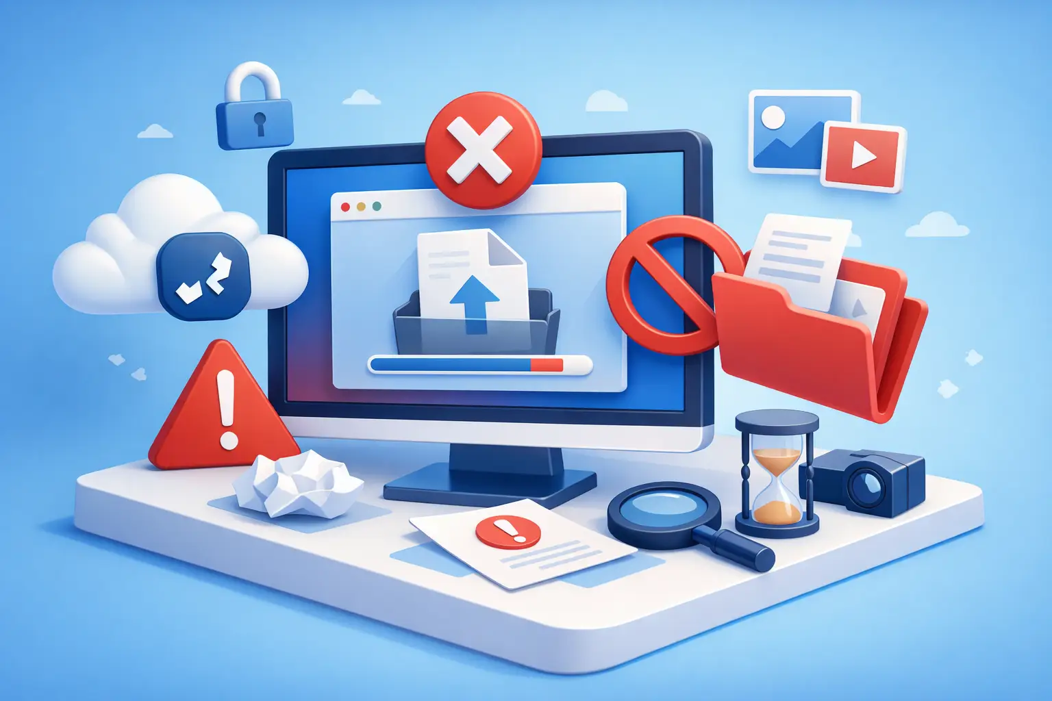 What Causes File Upload Rejection in Publishing?