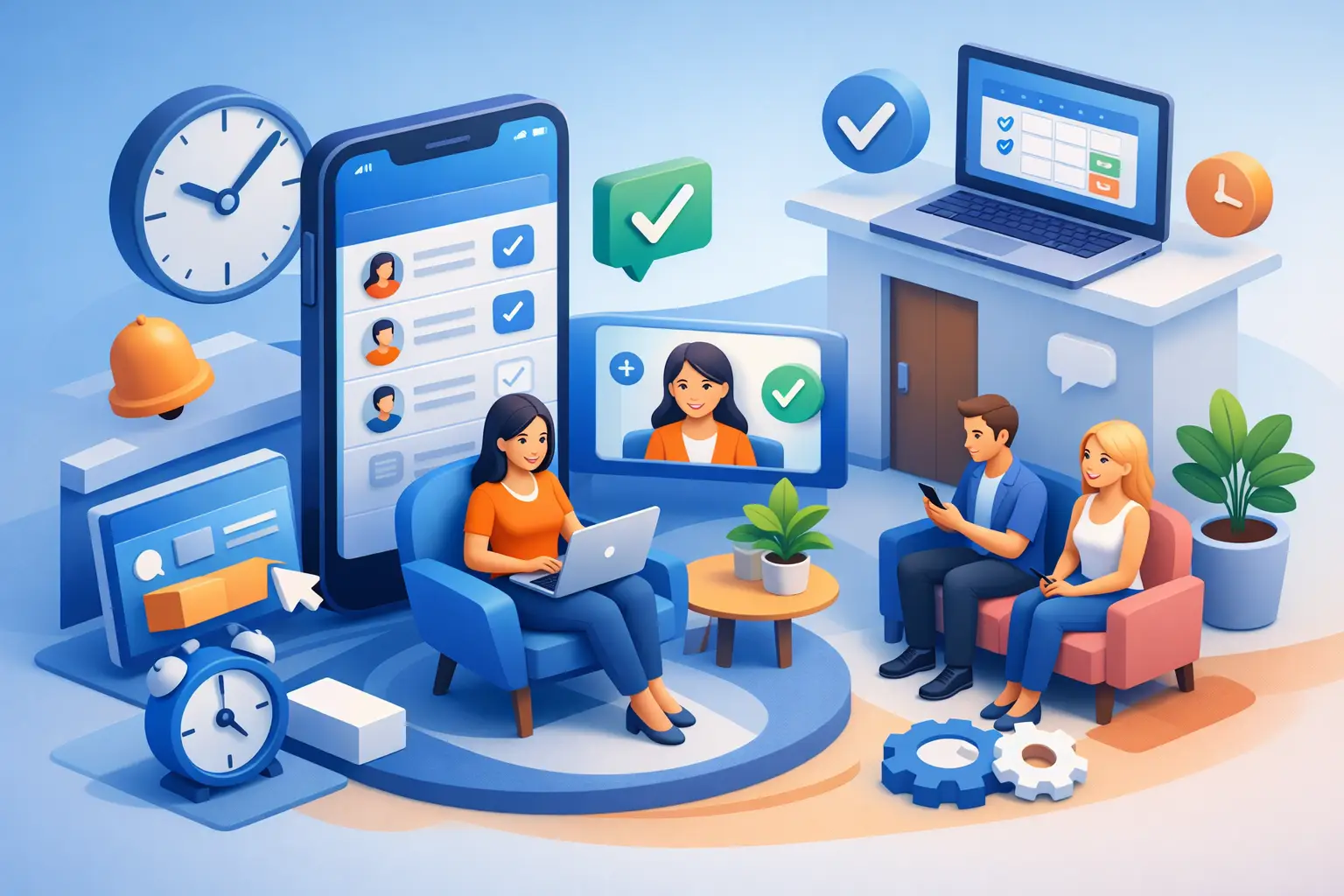 Agendamento online para clientes sem caos