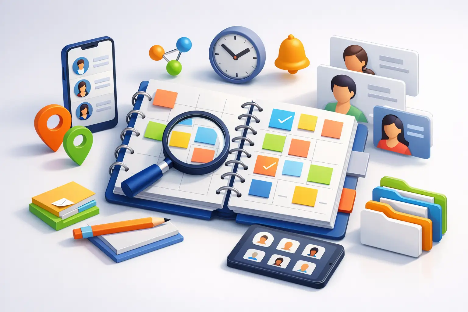 Como organizar agenda de clientes sem caos