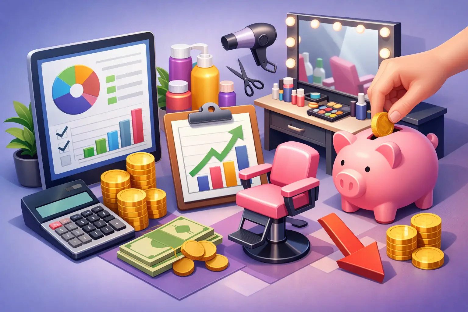Controle financeiro salão sem perder dinheiro