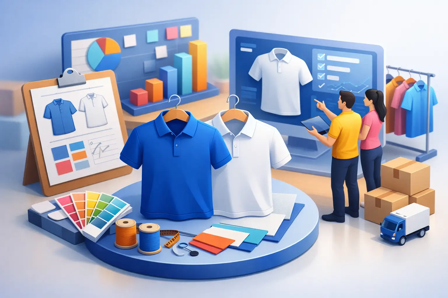 Shirts für Mitarbeiterkollektionen richtig planen
