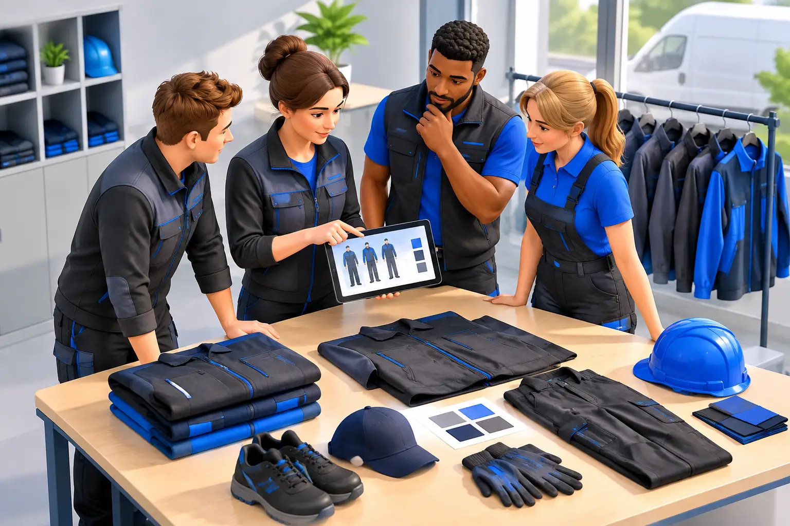 Titelbild zum Beitrag «Arbeitskleidung für Serviceteams richtig planen», StickPrint Chur