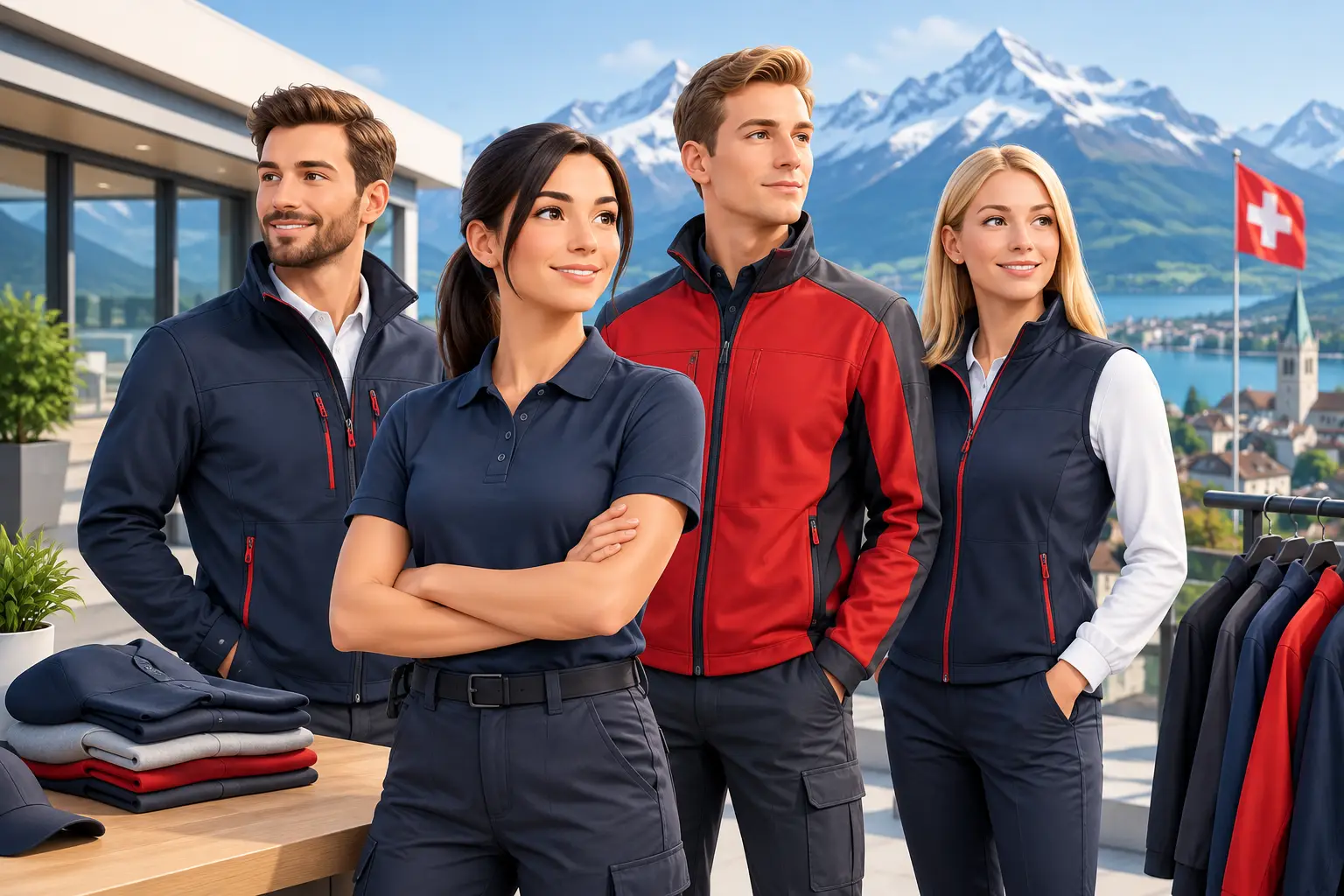 Titelbild zum Beitrag «Firmenbekleidung Schweiz für Teams mit Anspruch», StickPrint Chur