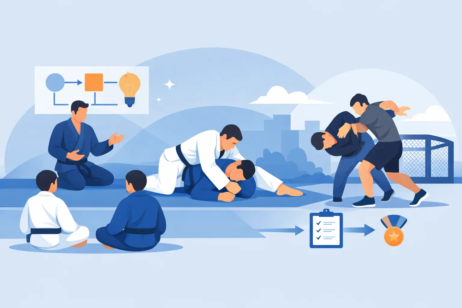 How to Build BJJ Game Based Classes That Transfer