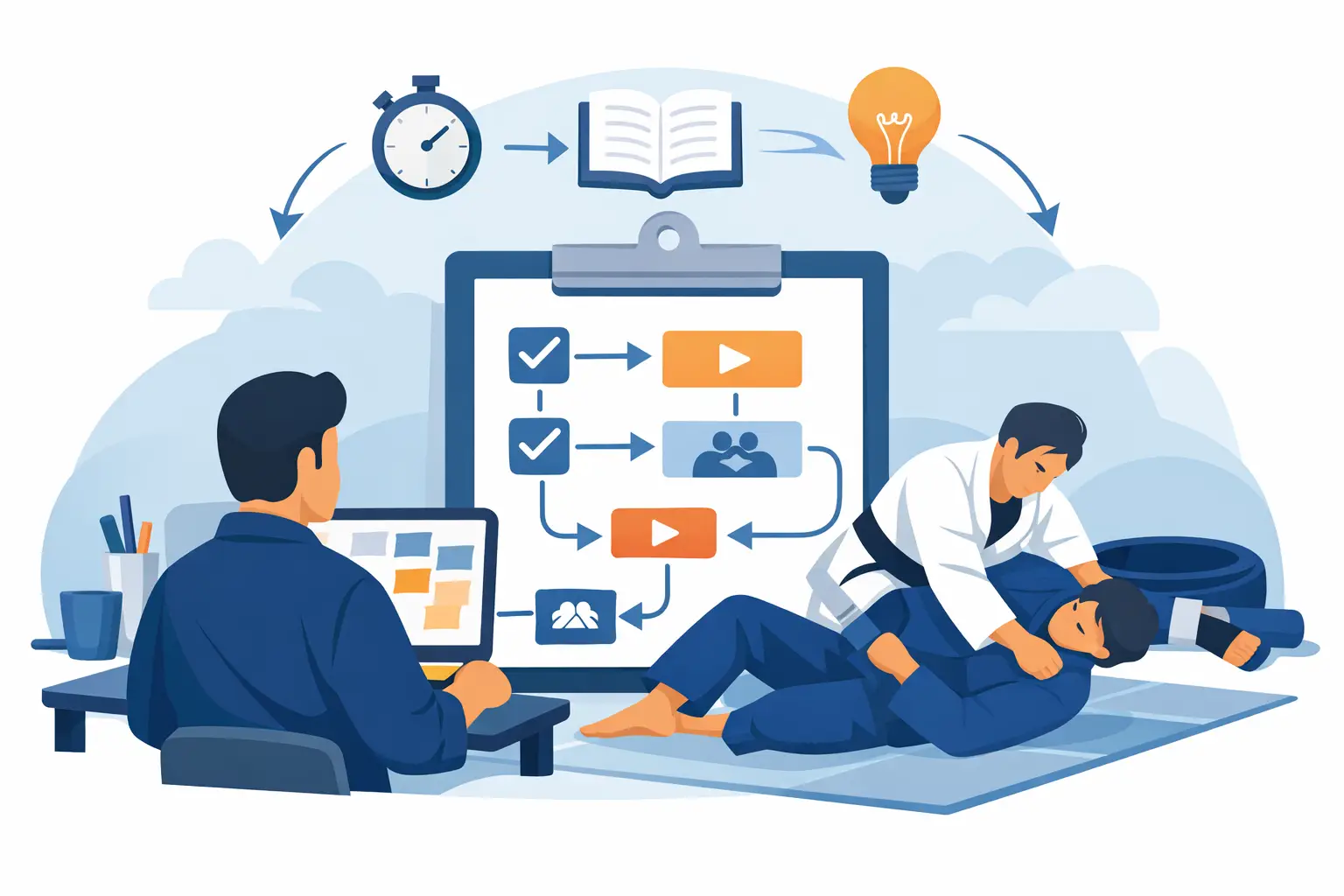 Create a BJJ Lesson Plan Workflow That Holds Up