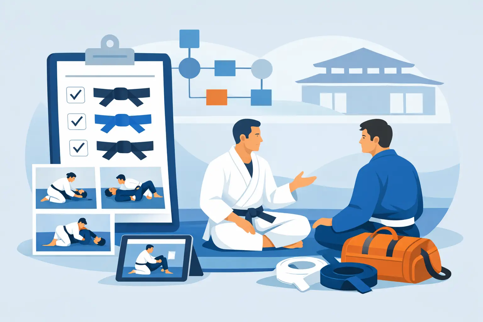 BJJ Academy Curriculum Example for Smarter Classes