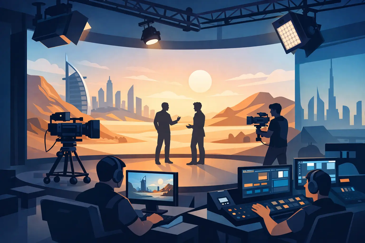 Virtual Production Stage Rental in Dubai