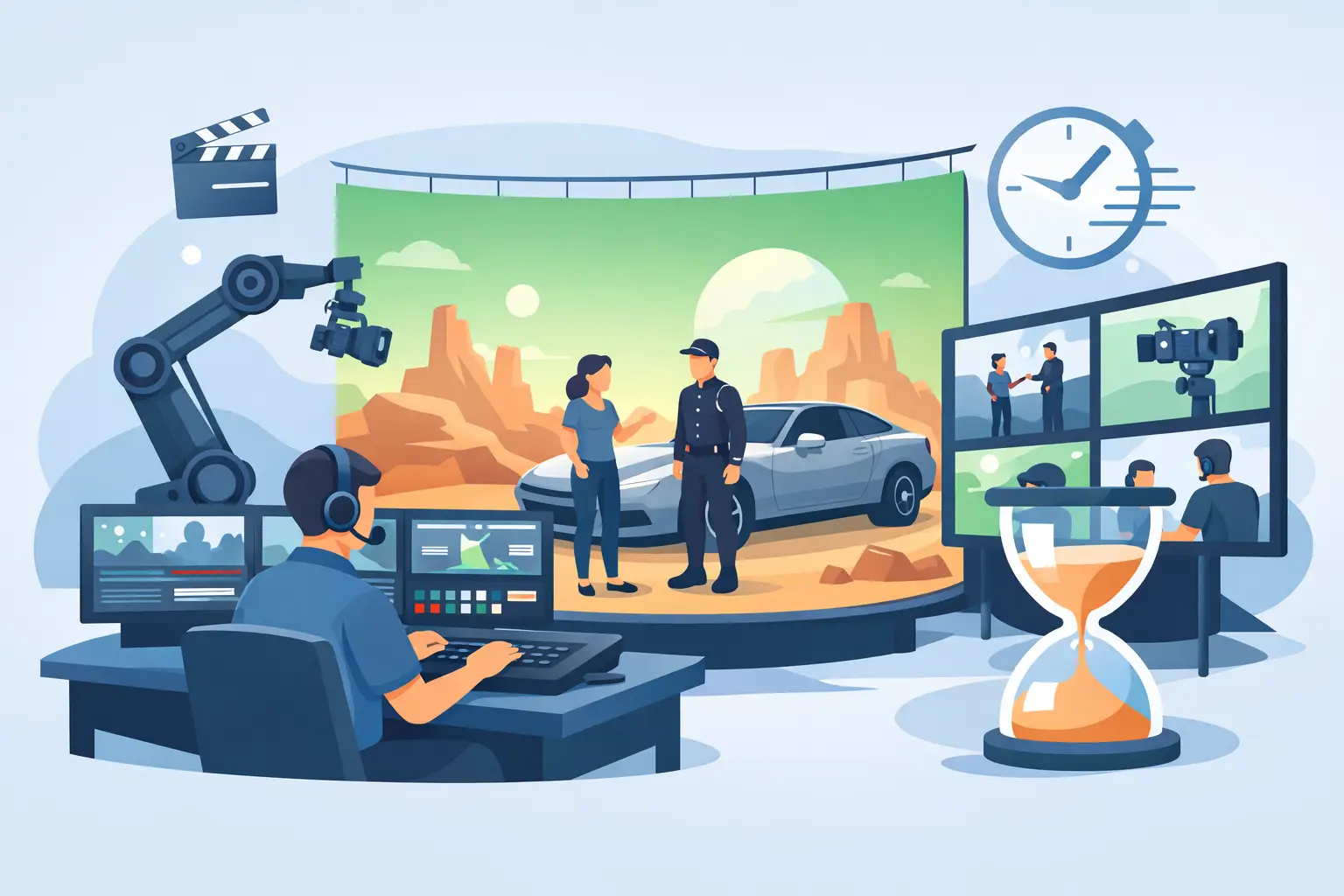 How a Virtual Production Studio Saves Shoot Time