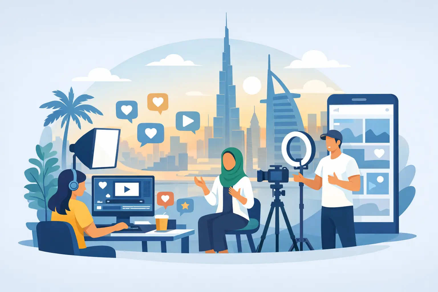 Choosing a Social Media Content Studio in Dubai