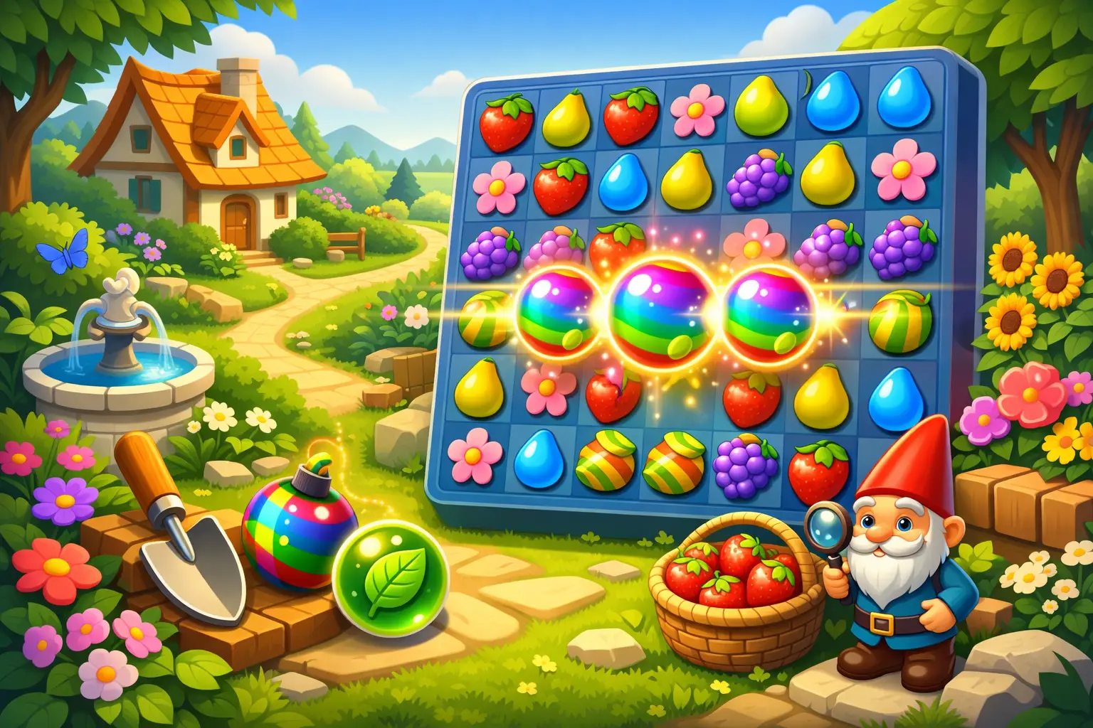 A Free Match 3 Game Review of Garden Match Puzzles