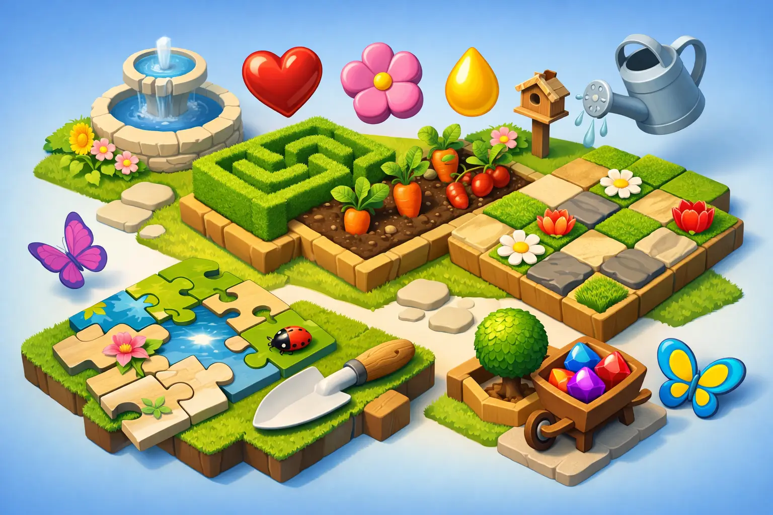 10 Best Garden Themed Puzzle Games