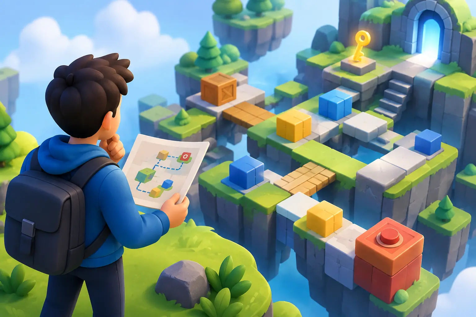 How to Approach Puzzle Worlds With a Clear Plan