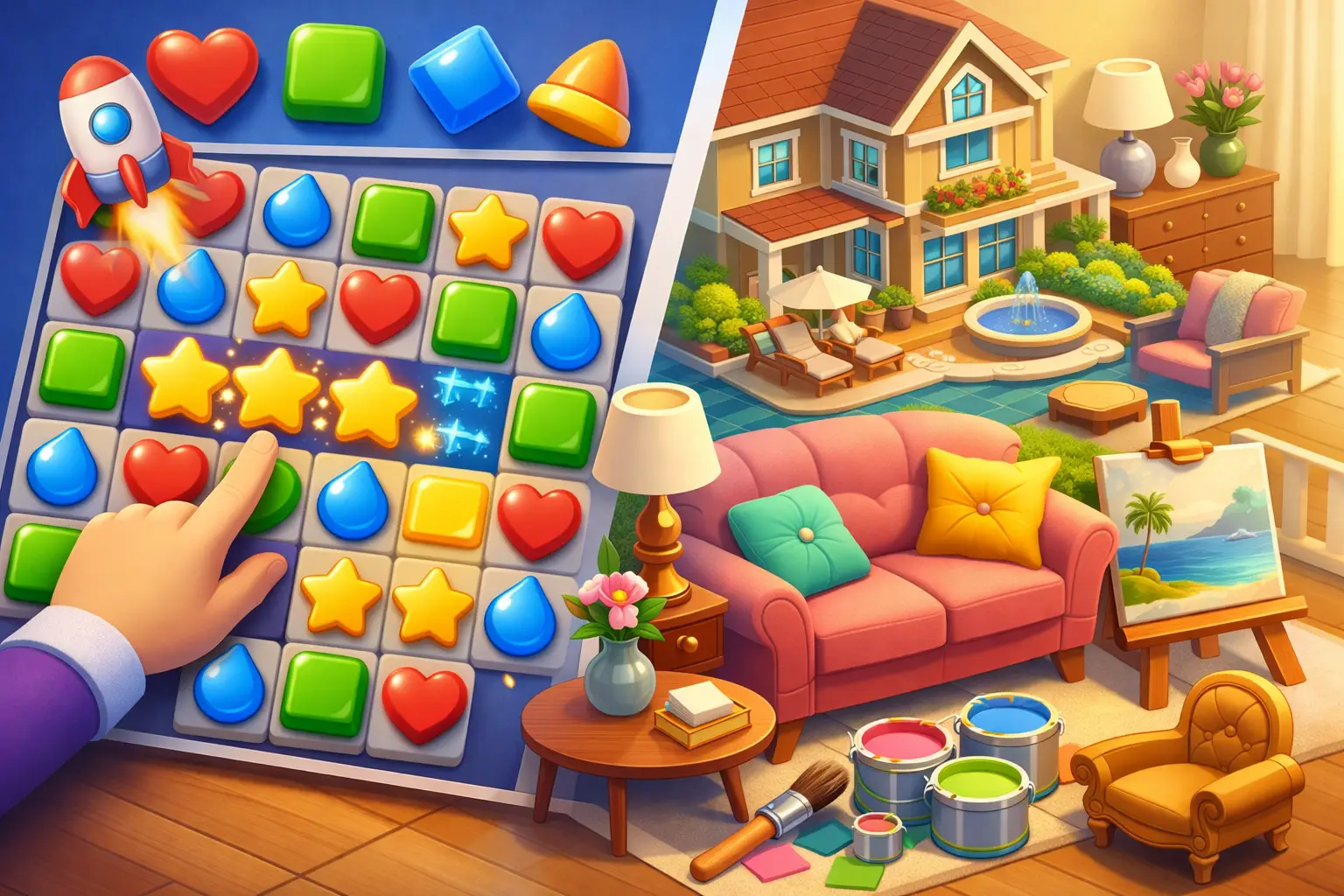 10 Best Puzzle Games With Decoration Features