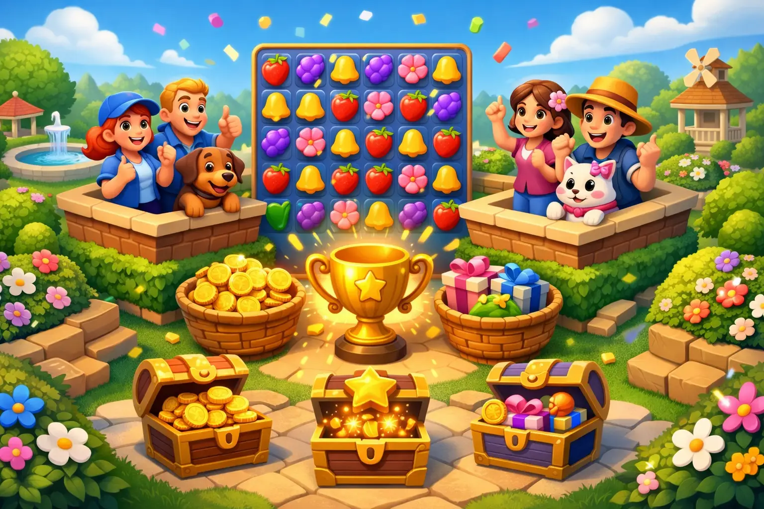 How Team Events Earn Prizes in Garden Match