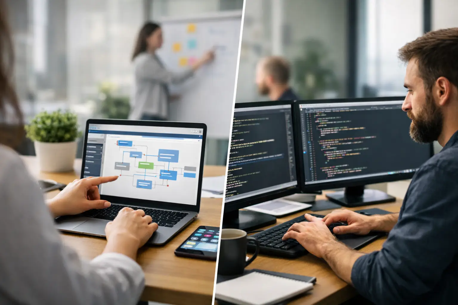 No Code vs Custom Development by Startup Stage