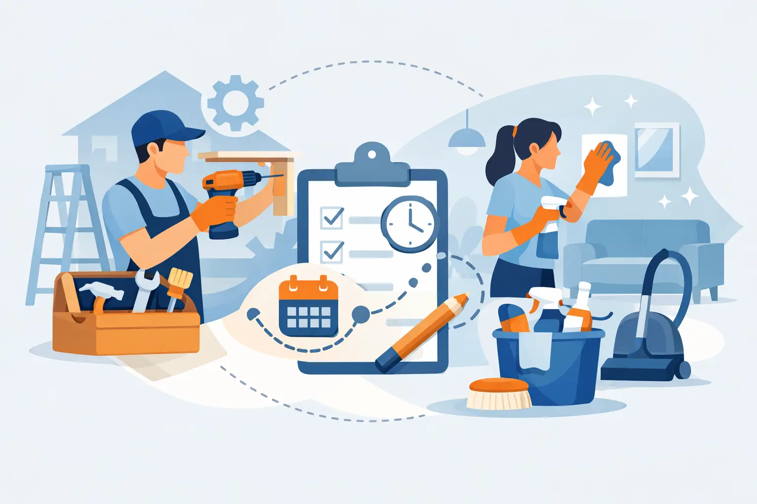 Home Repair and Cleaning That Stays on Track