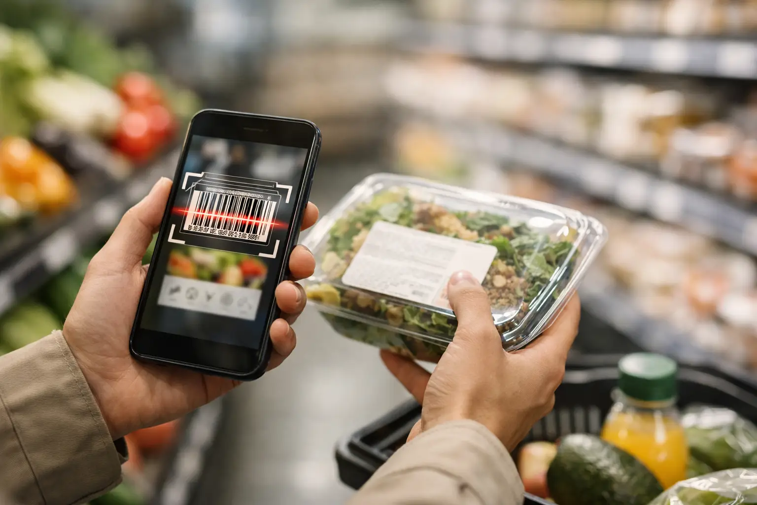 Strekkode app for matvarer som forenkler valget