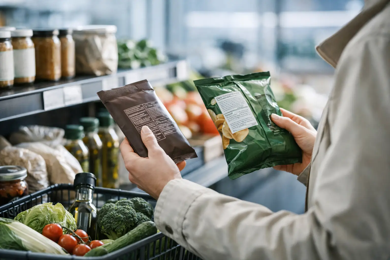 Hvordan finne mat uten palmeolje i butikken