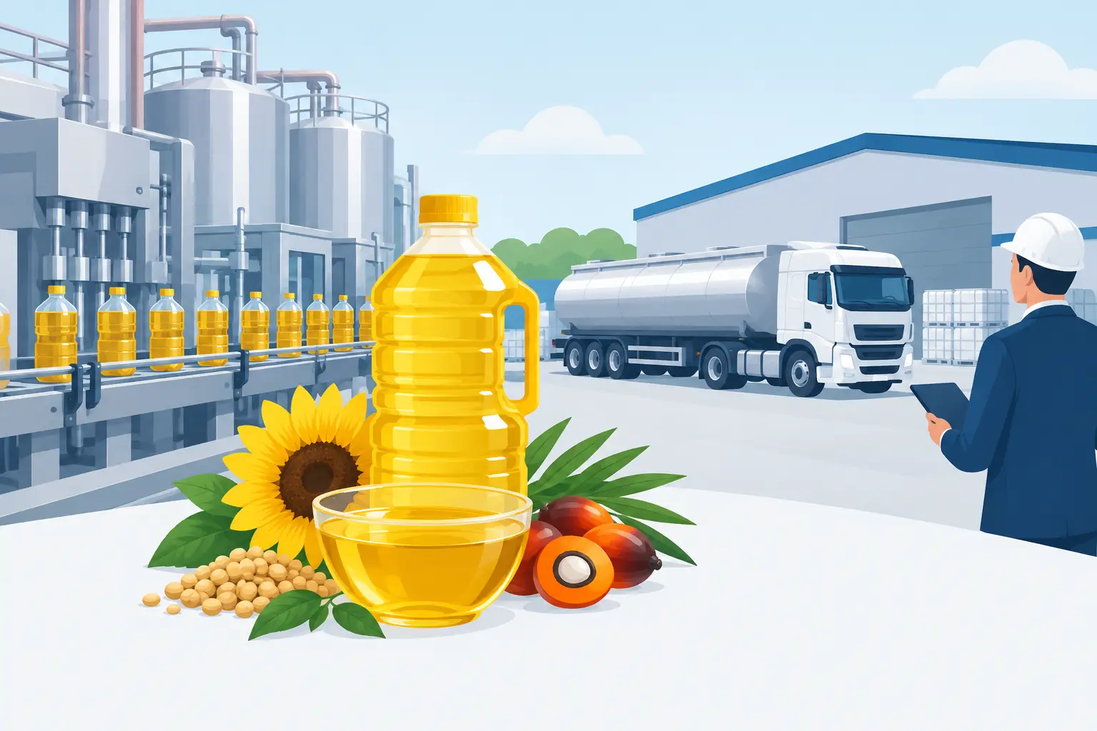 Food Factory Oil Supply Example for Buyers