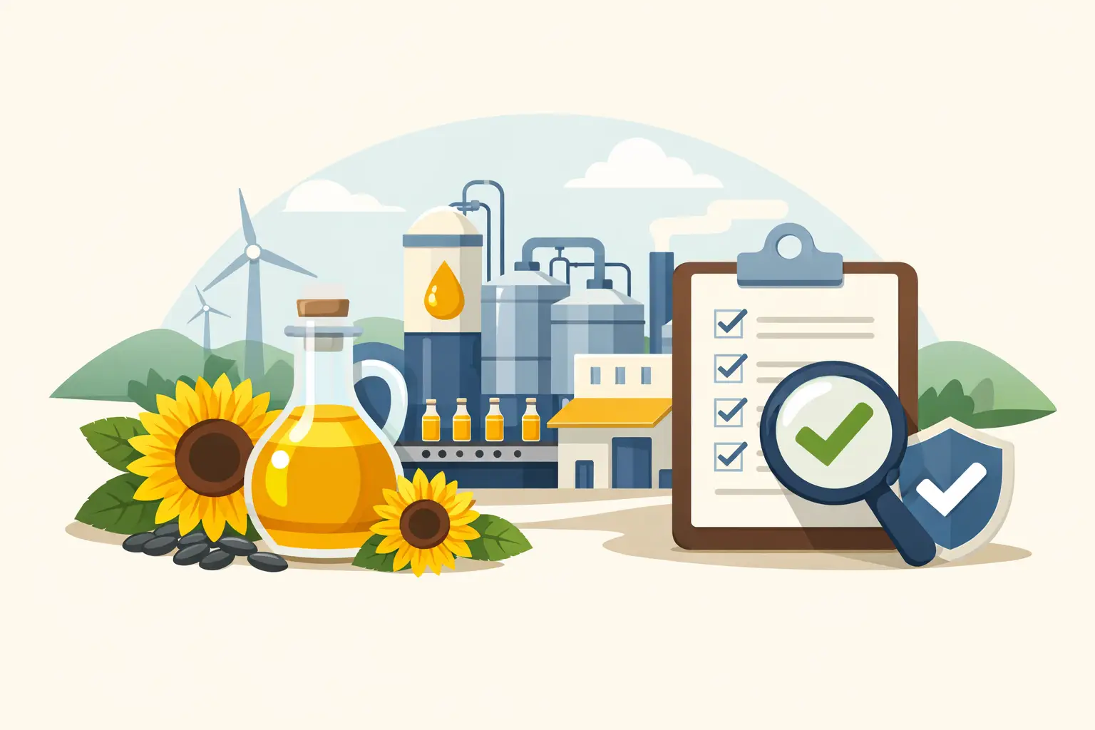 Sunflower Oil Factory Certification Requirements