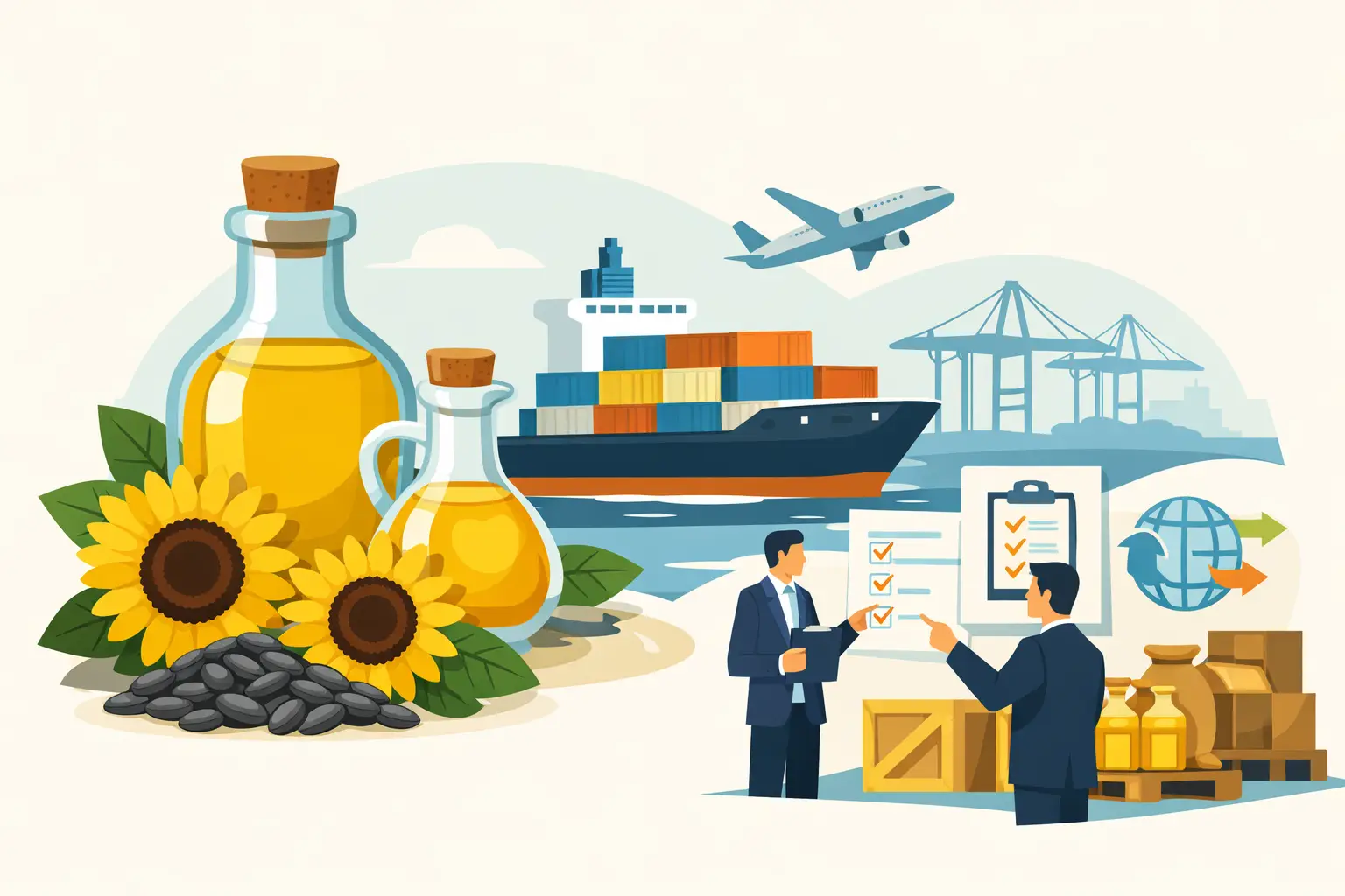 Sunflower Oil Export Requirements for B2B Buyers