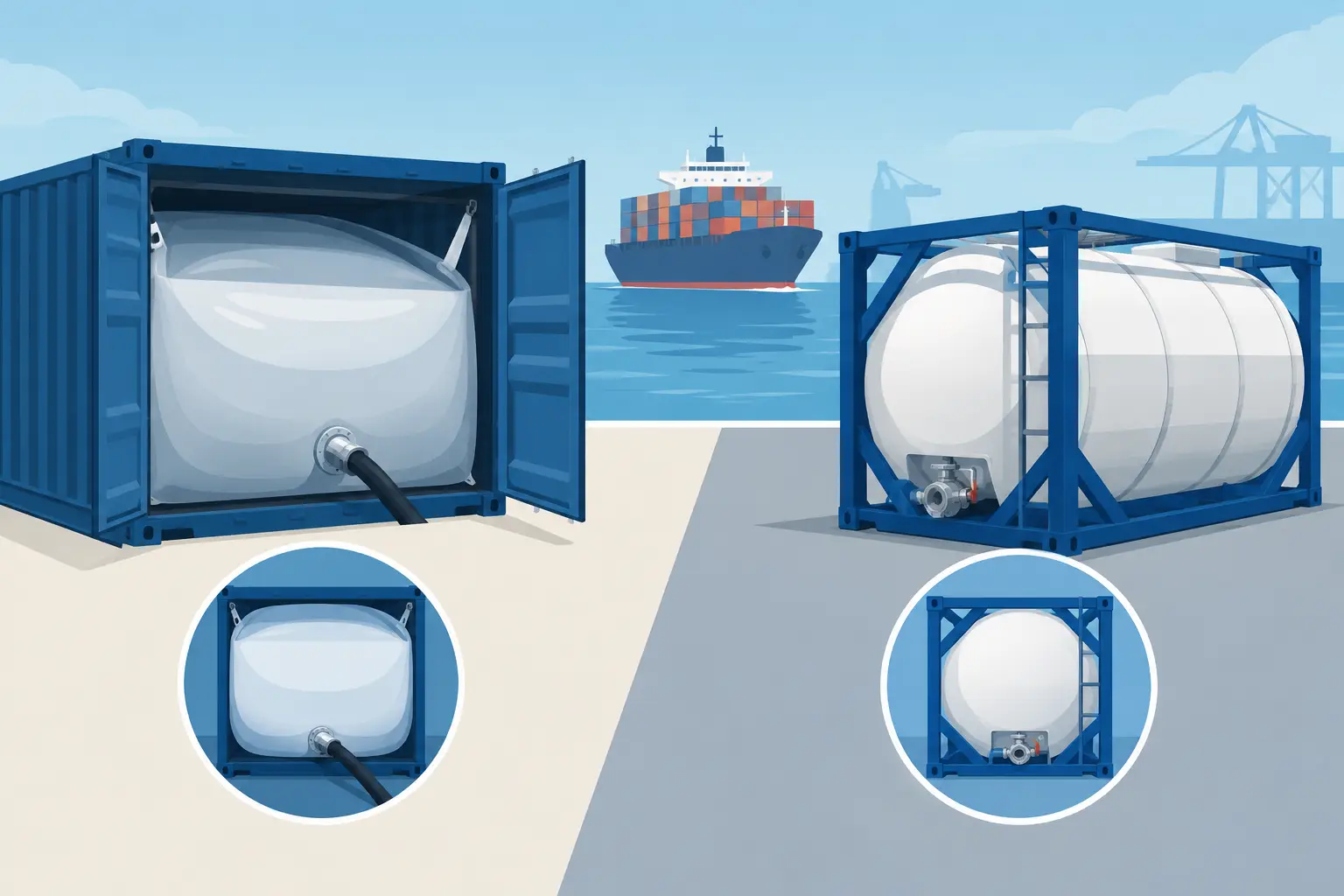 Flexitank Versus Isotank Oil Shipping Compared