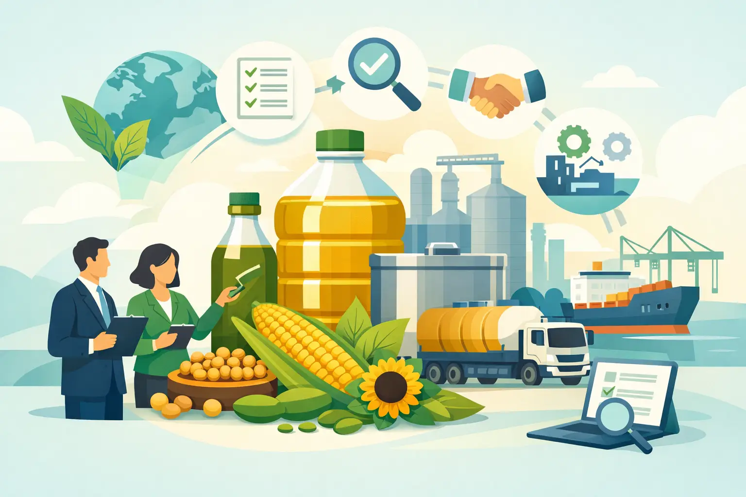 Vegetable Oil Supplier Due Diligence for Bulk Buyers