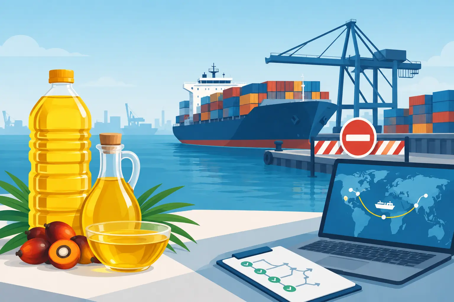 Port Disruption Response for Edible Oil Buyers