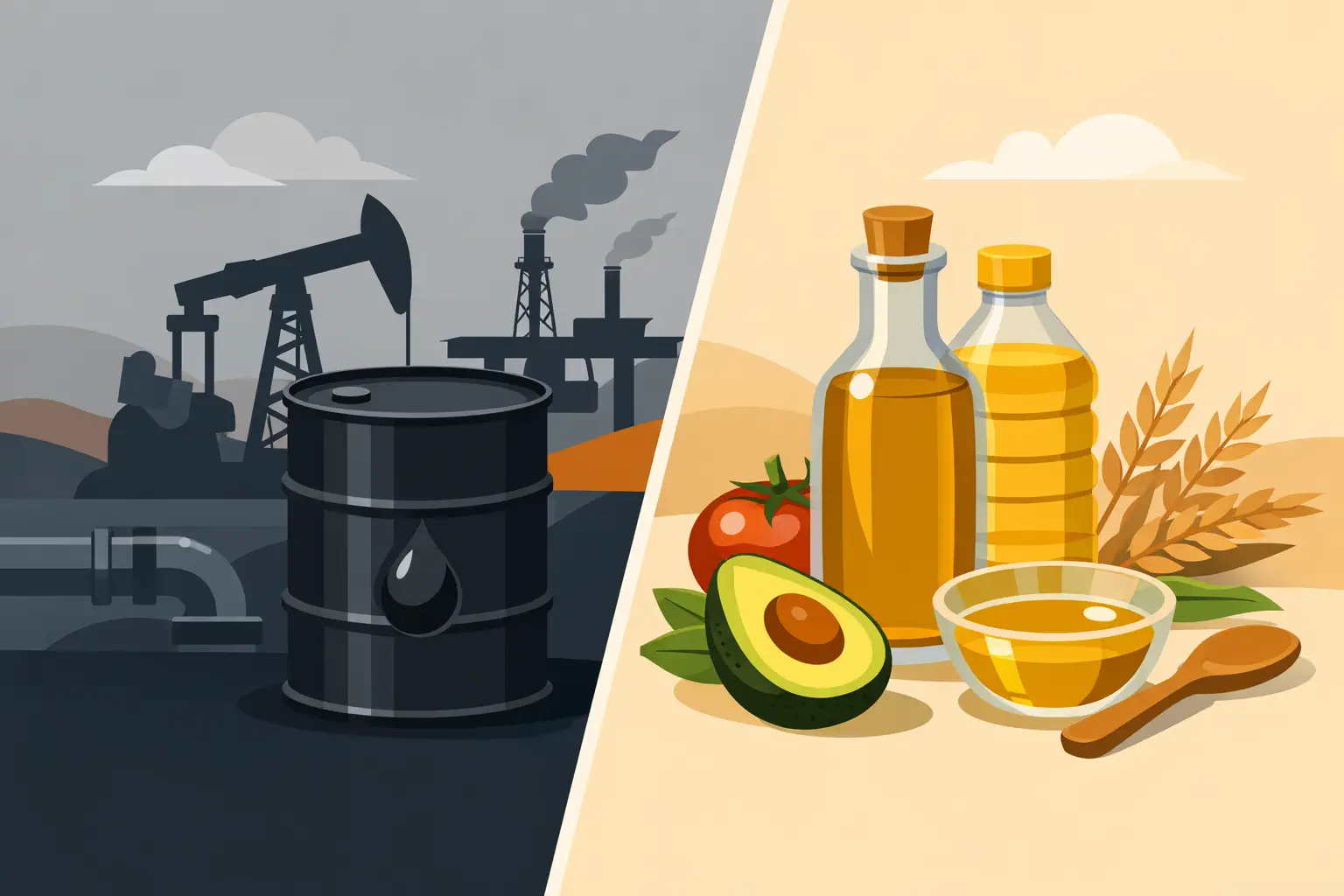 Crude Oil vs Refined Oil for Food Buyers