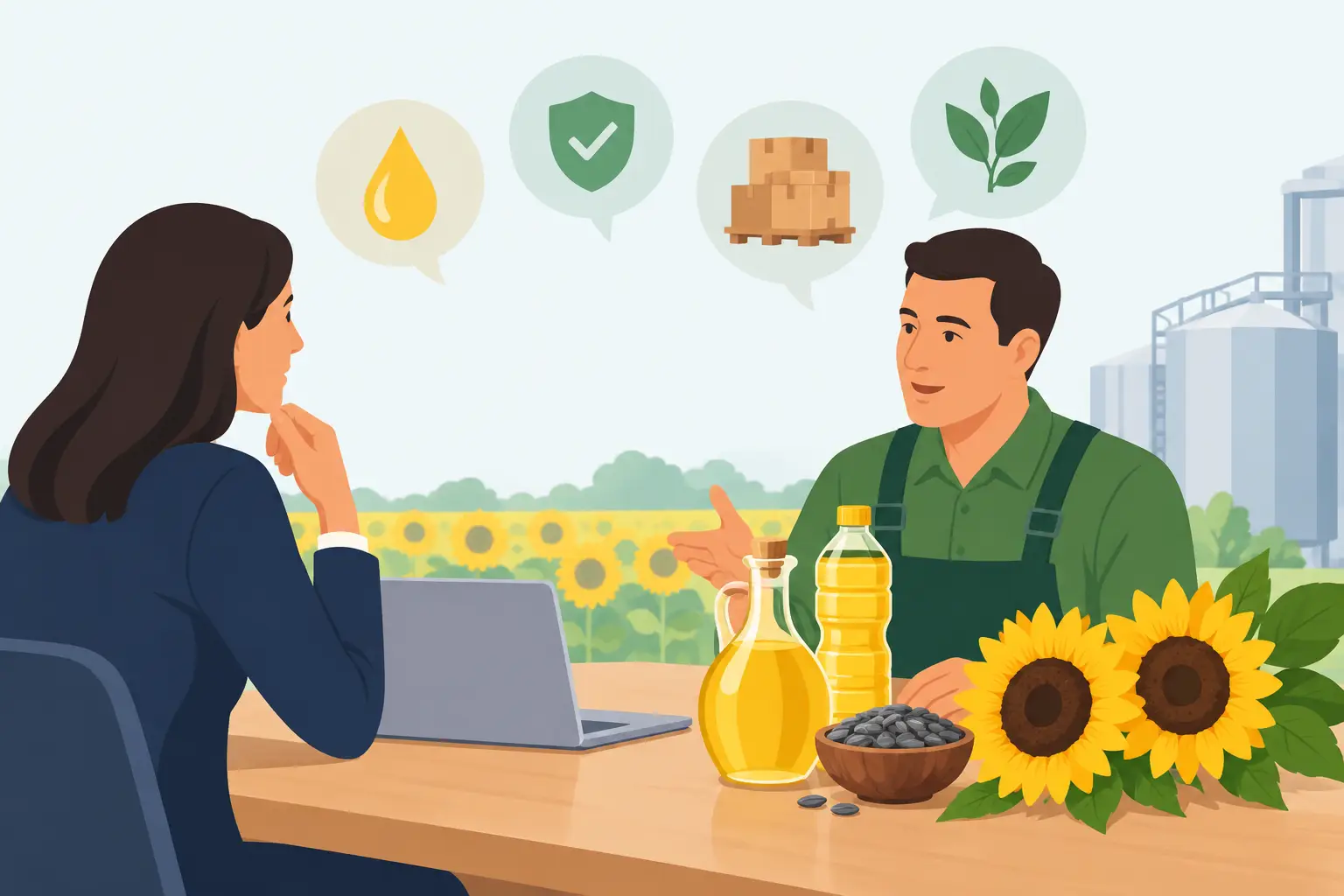 What Buyers Ask Sunflower Oil Producers First