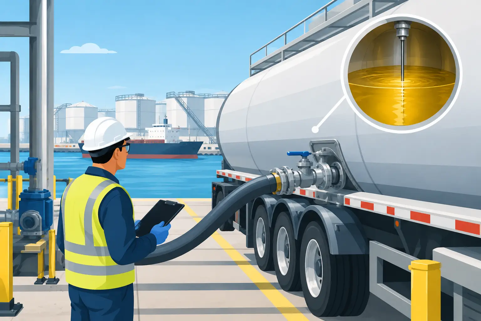 How to Inspect Tanker Loading for Edible Oils