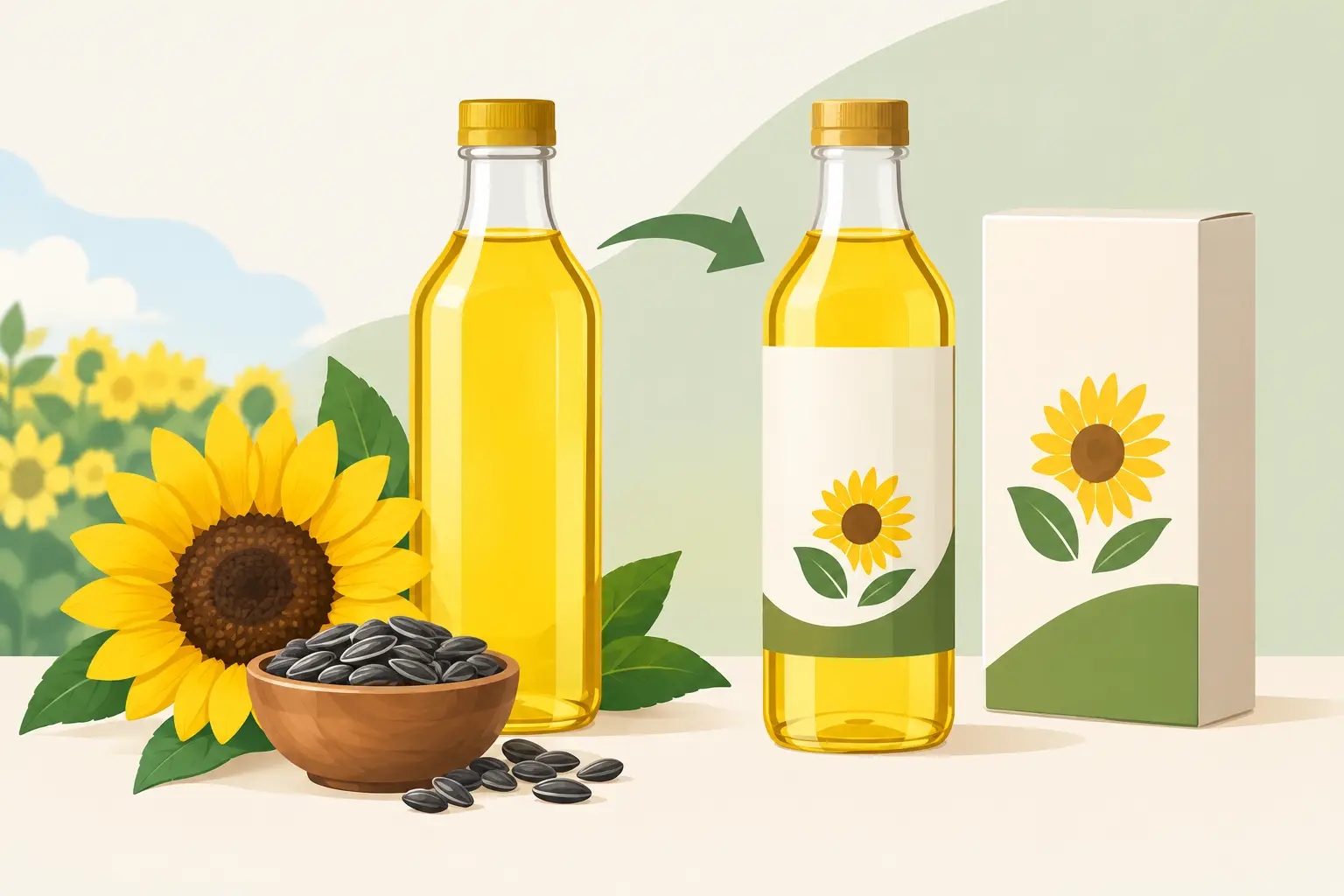 Can Sunflower Oil Be Private Labeled? Yes.