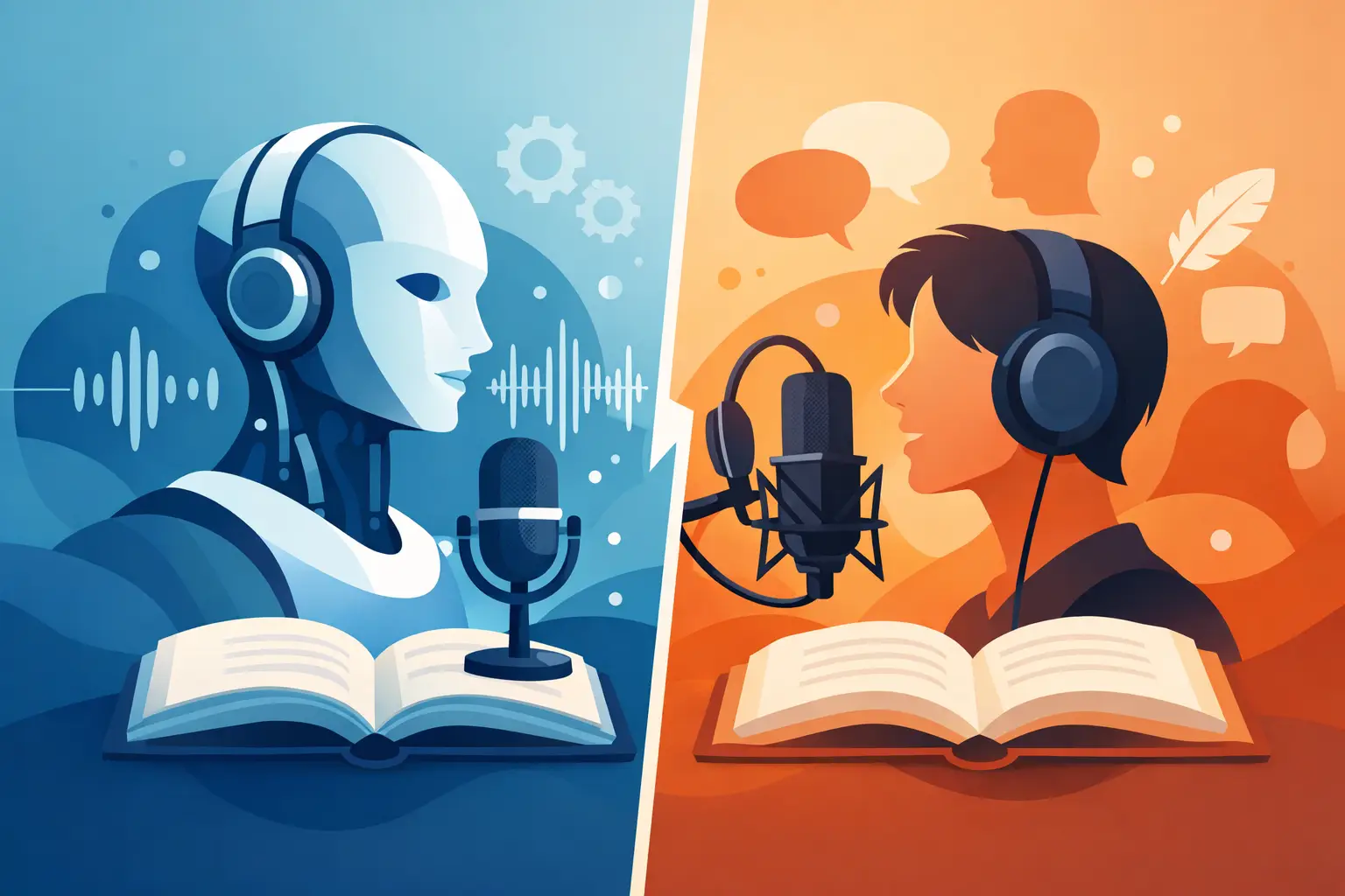 AI Narration Versus Voice Actors for Authors