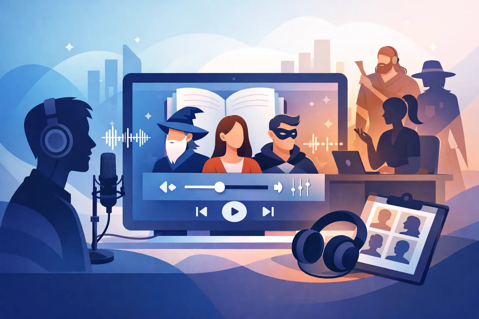 How to Cast Audiobook Character Voices Well