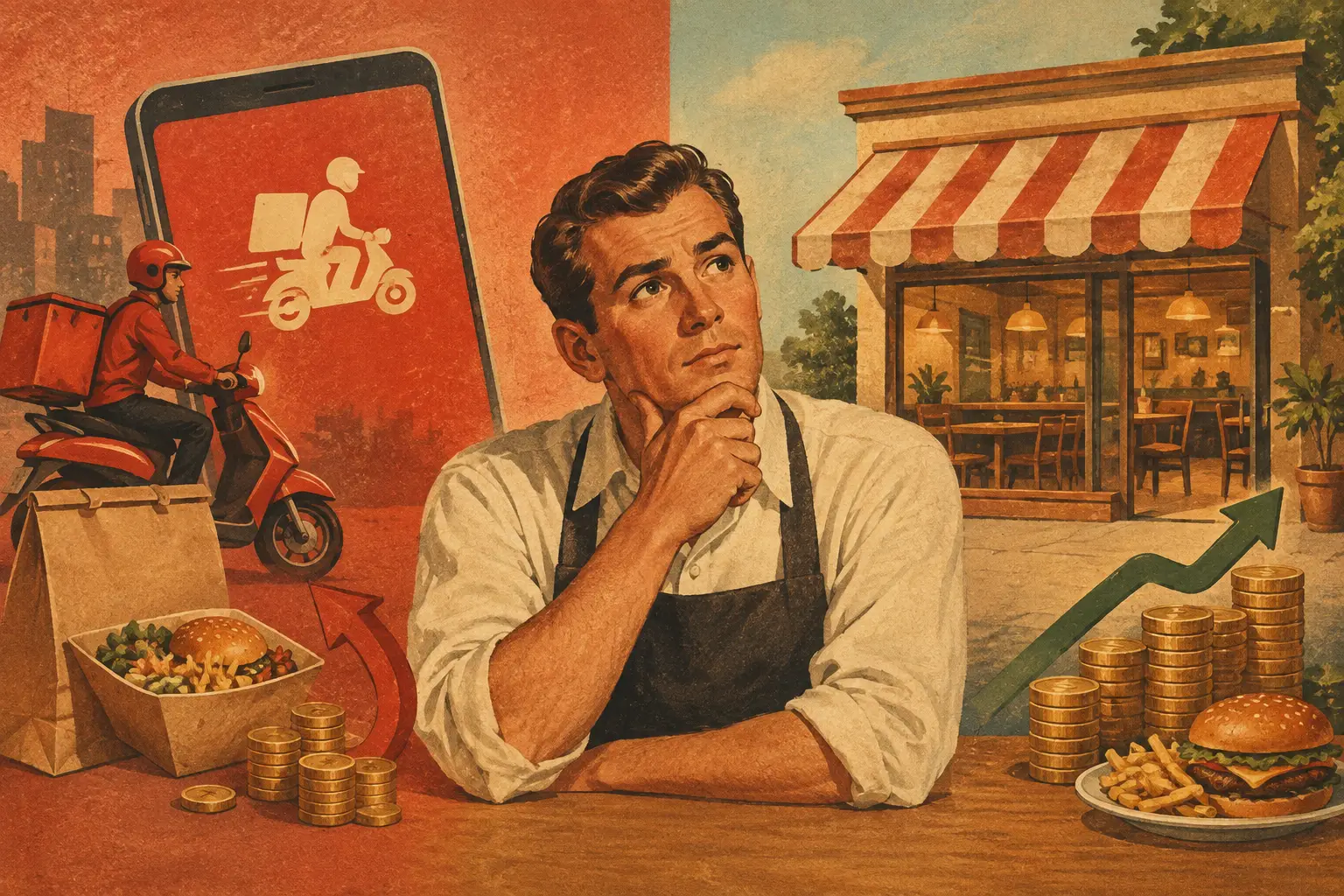iFood versus loja própria: onde fica o lucro?